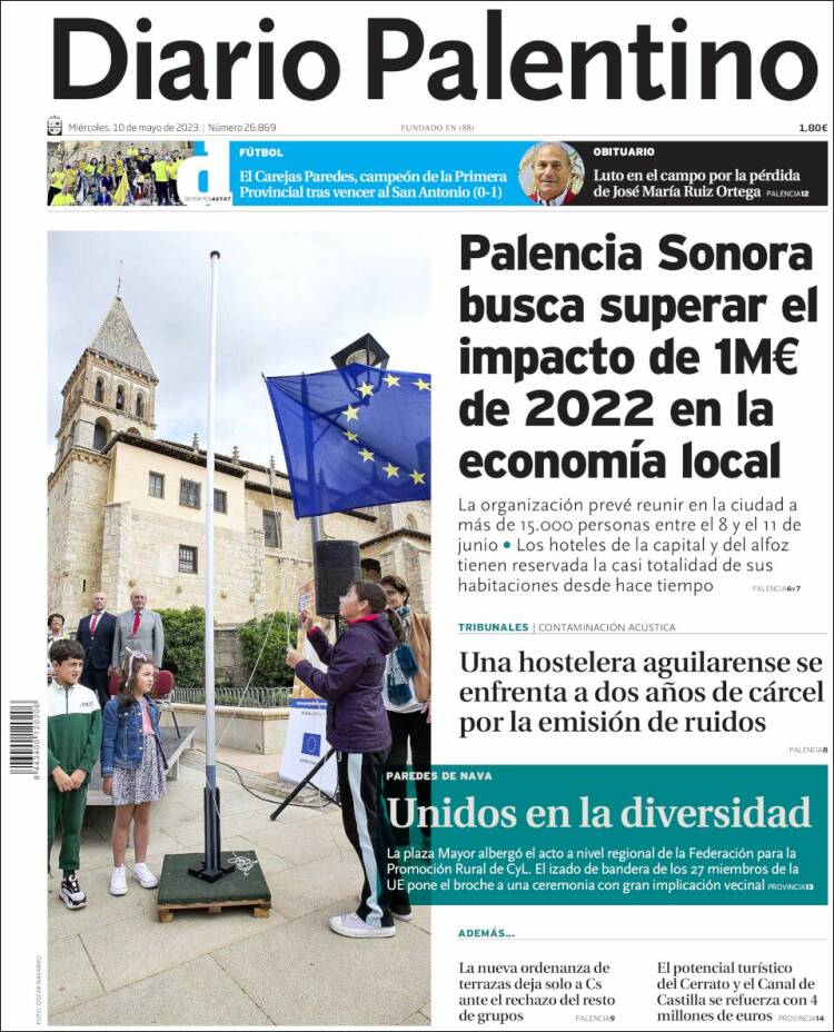 Portada de Diario Palentino (España)