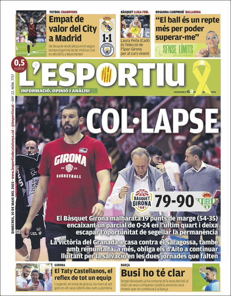 Portada de L'Esportiu : Girona (España)