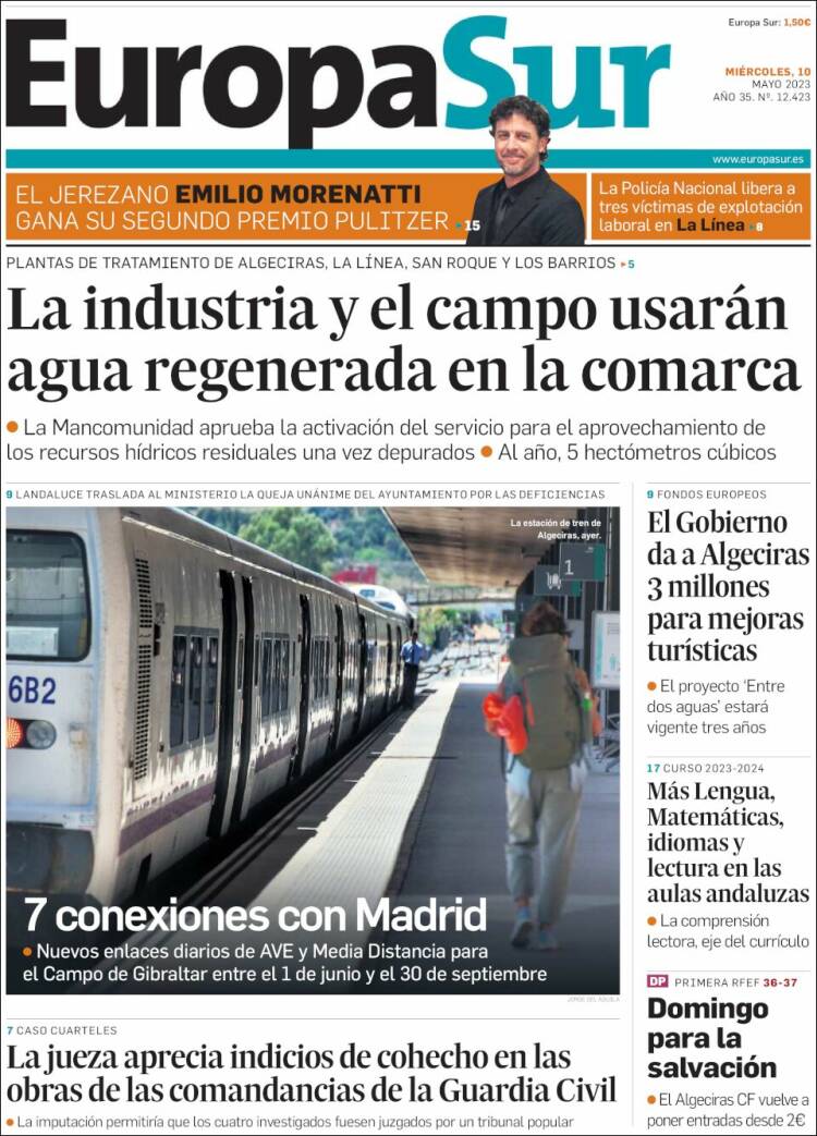 Portada de Europa Sur (España)