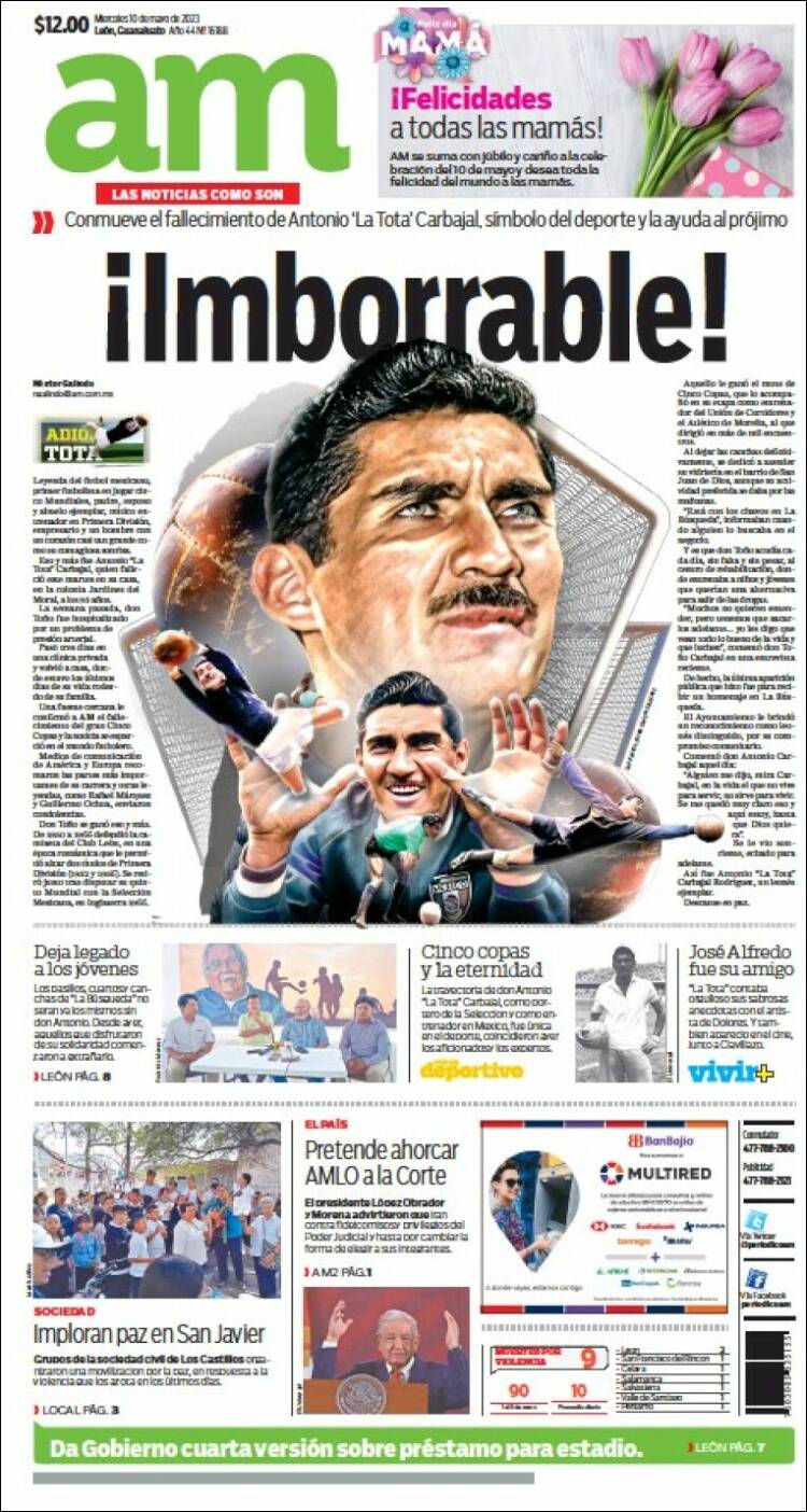 Portada de Al Día A.M. (México)