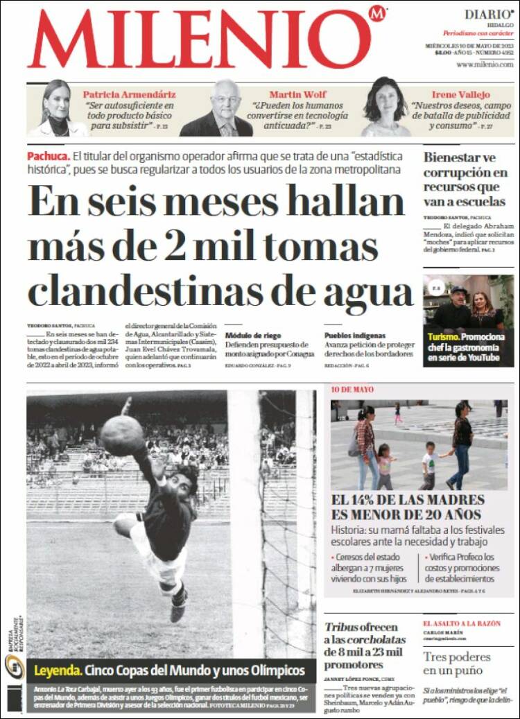 Portada de Milenio de Hidalgo (México)