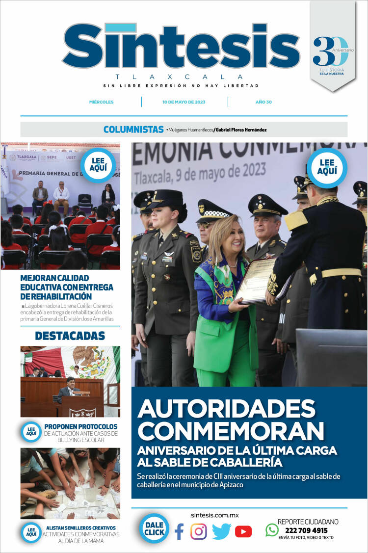 Portada de Síntesis de Tlaxcala (M&eacute;xico)