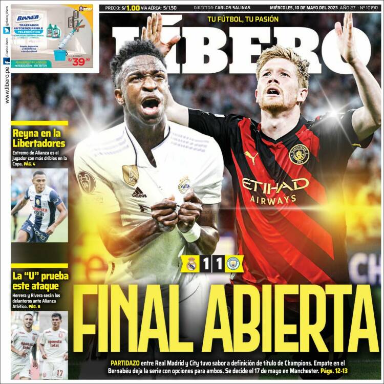 Portada de Líbero (Per&uacute;)