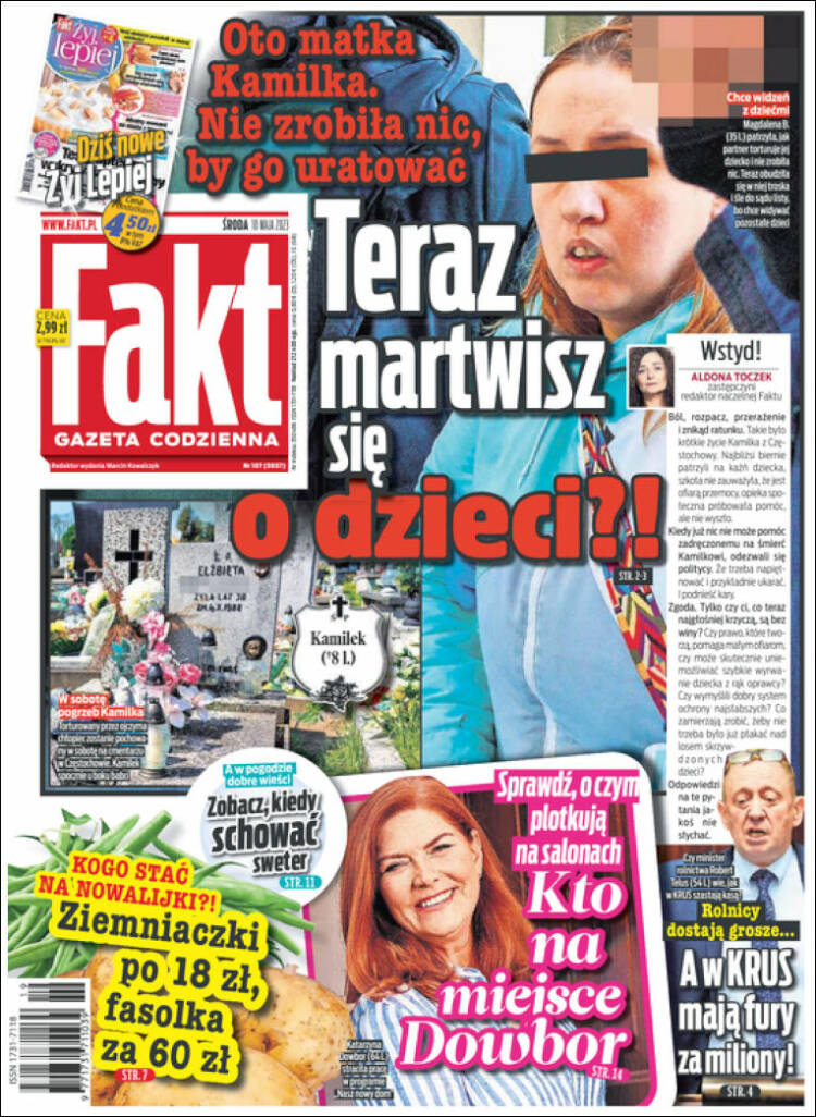 Portada de Fakt (Polonia)