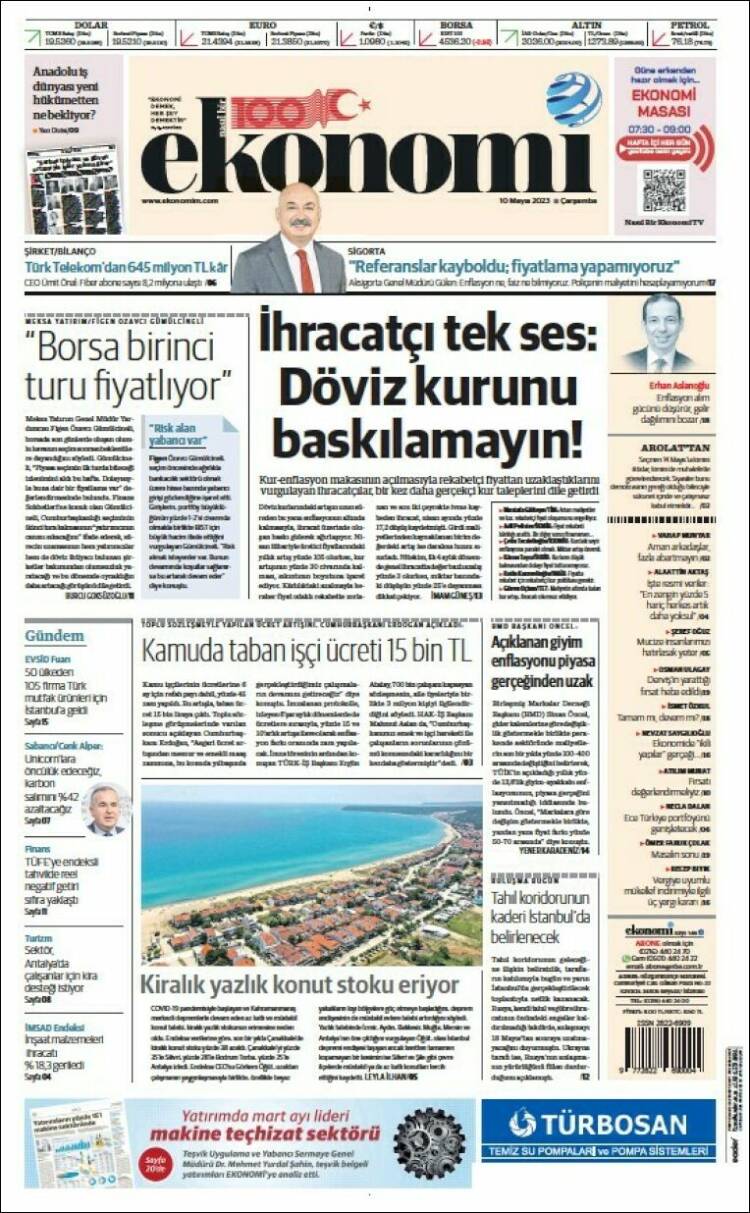 Portada de Dünya (Turqu&iacute;a)