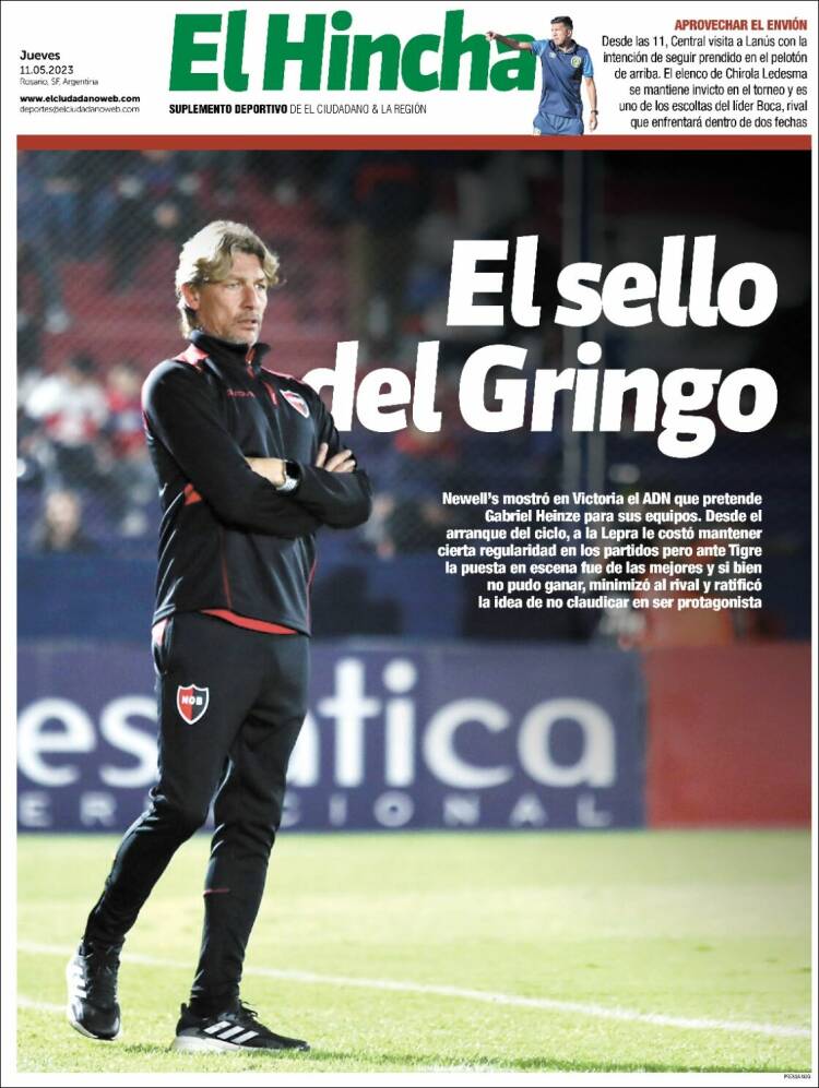 Portada de El Hincha (Argentina)
