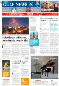 Portada de Gulf News (Asia-Pacífico)