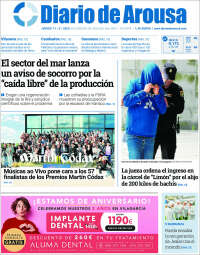 Portada de Diario de Arousa (España)