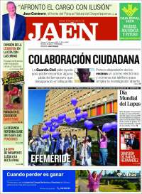 Portada de Diario Jaén (España)