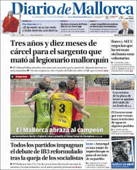 Portada de Diario de Mallorca (España)