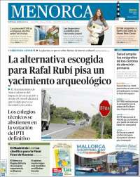 Portada de Menorca - Diario Insular (España)