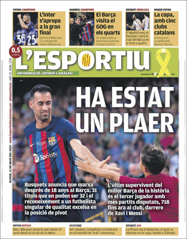 Portada de L'Esportiu (España)