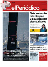 Portada de El Periódico (España)