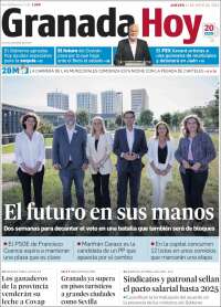 Portada de Granada Hoy (España)