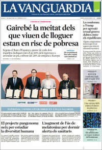 Portada de La Vanguardia (España)