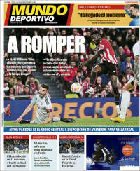 Portada de Mundo Deportivo Bizkaia (España)