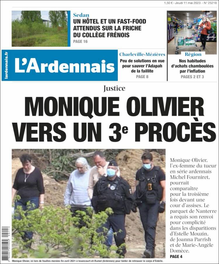 Portada de L'Ardenais (Francia)