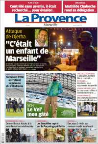 Portada de La Provence (Francia)