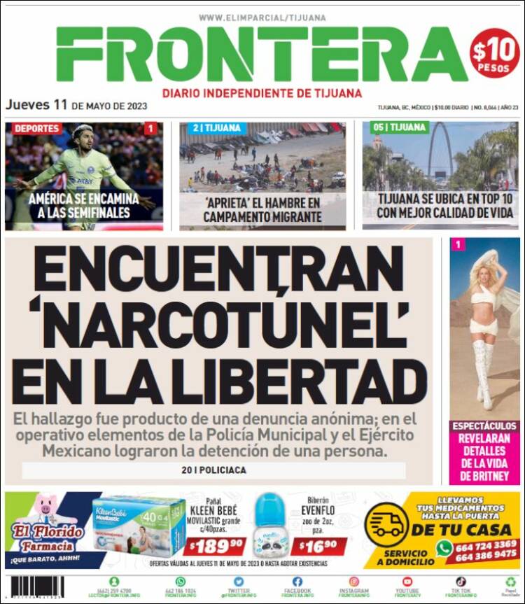 Portada de Frontera (M&eacute;xico)