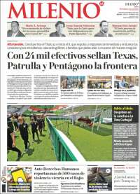 Portada de Milenio de León (M&eacute;xico)