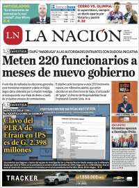 Portada de La Nación (Paraguay)