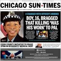 Portada de Chicago Sun-Times (USA)