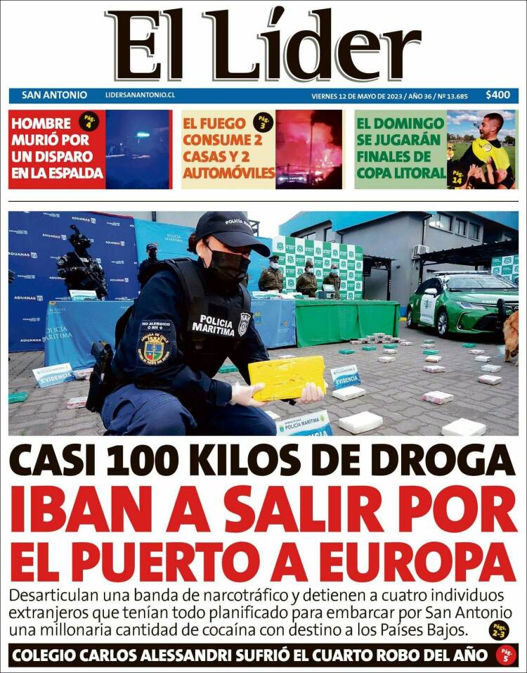 Portada de Lider de San Antonio (Chile)