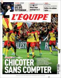 Portada de L'Equipe (France)