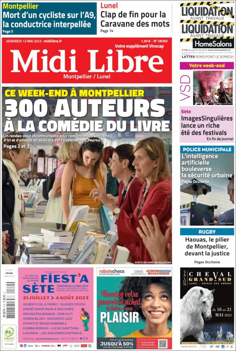 Portada de Midi Libre (France)