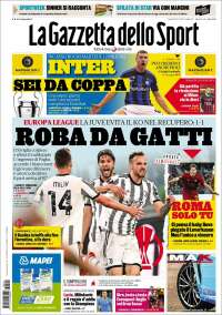 Portada de La Gazzetta dello Sport (Italia)