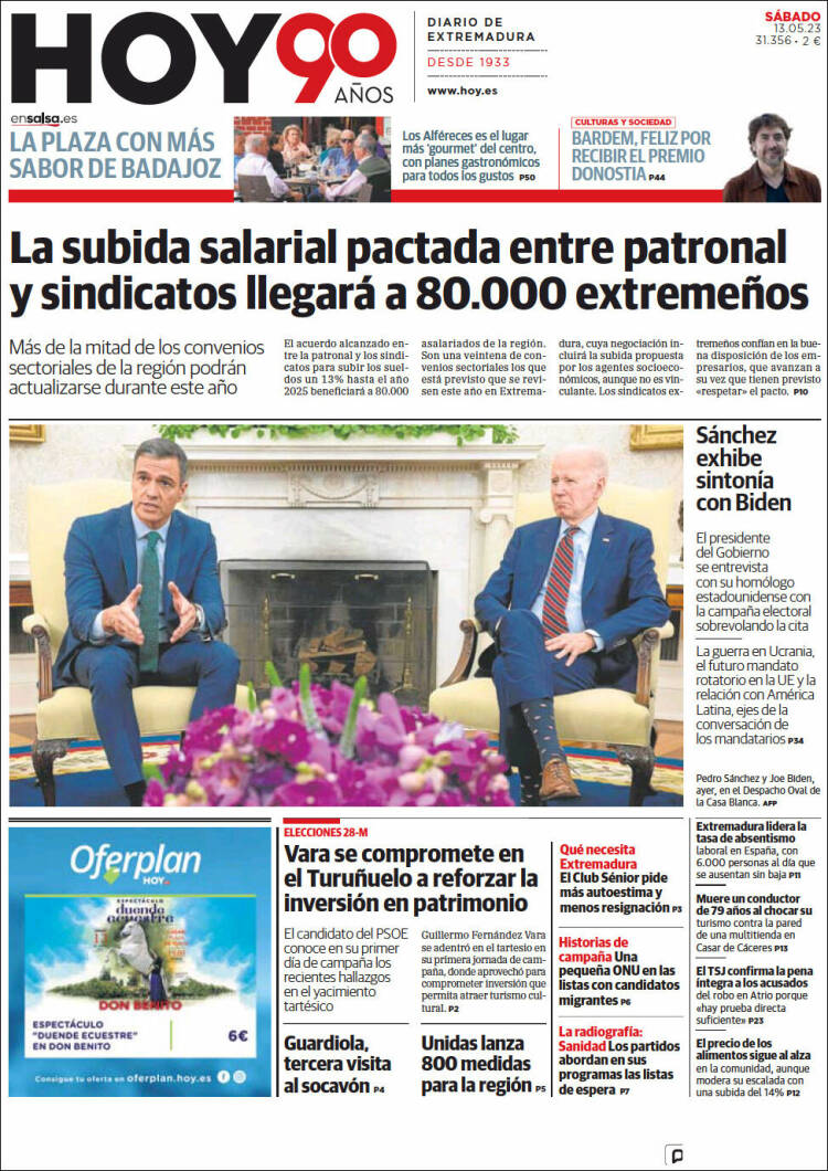 Portada de Hoy - Badajoz (Espagne)