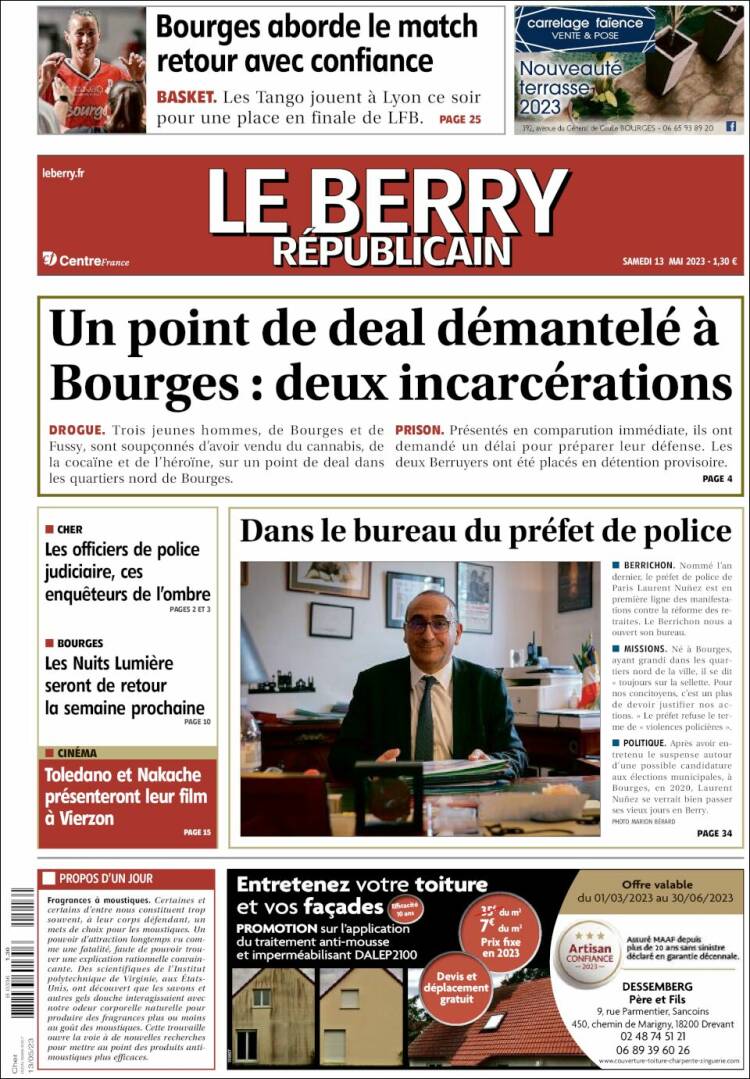 Portada de Berry Republicain (France)