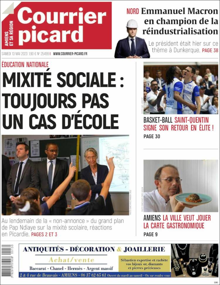 Portada de Courrier Picard (France)