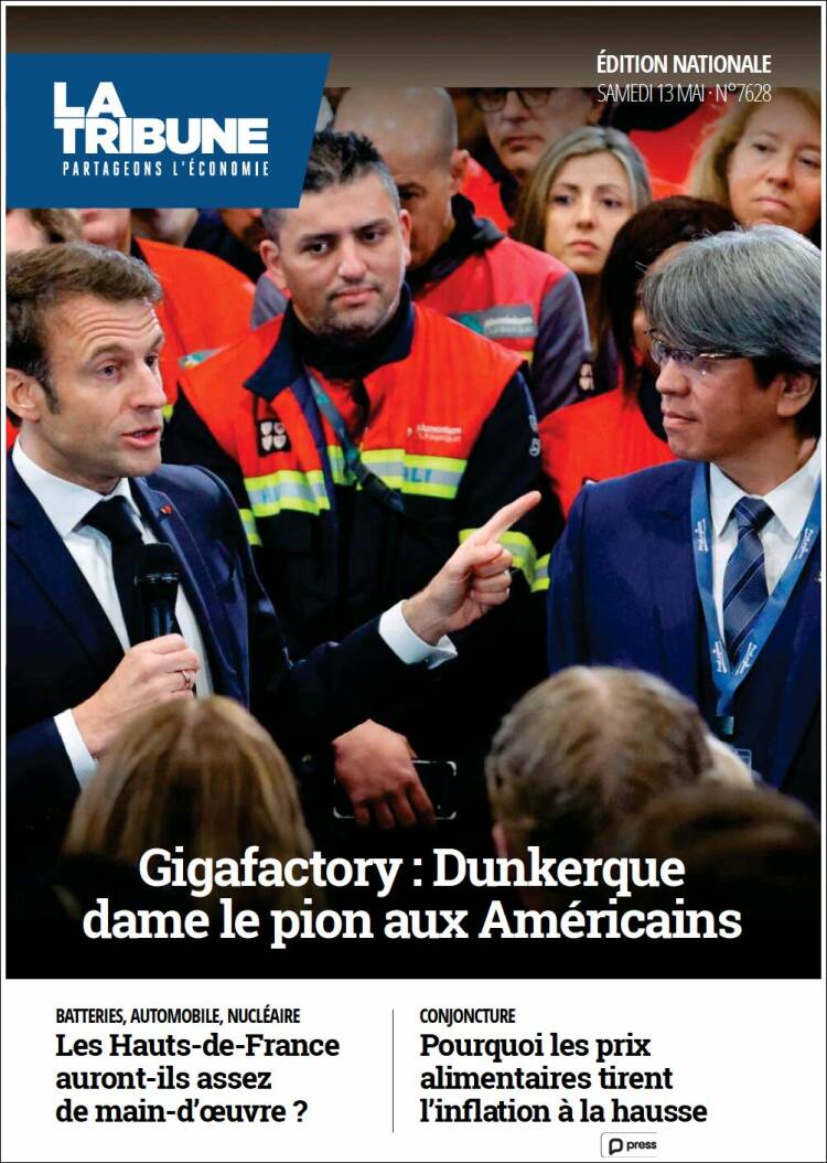 Portada de La Tribune (France)