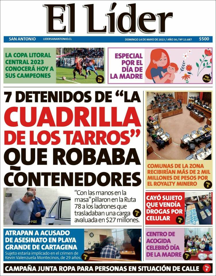 Portada de Lider de San Antonio (Chile)