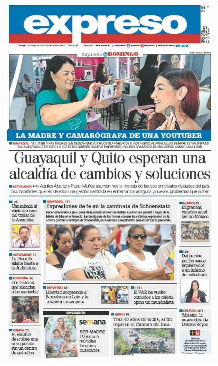 Portada de Expreso (&Eacute;quateur)