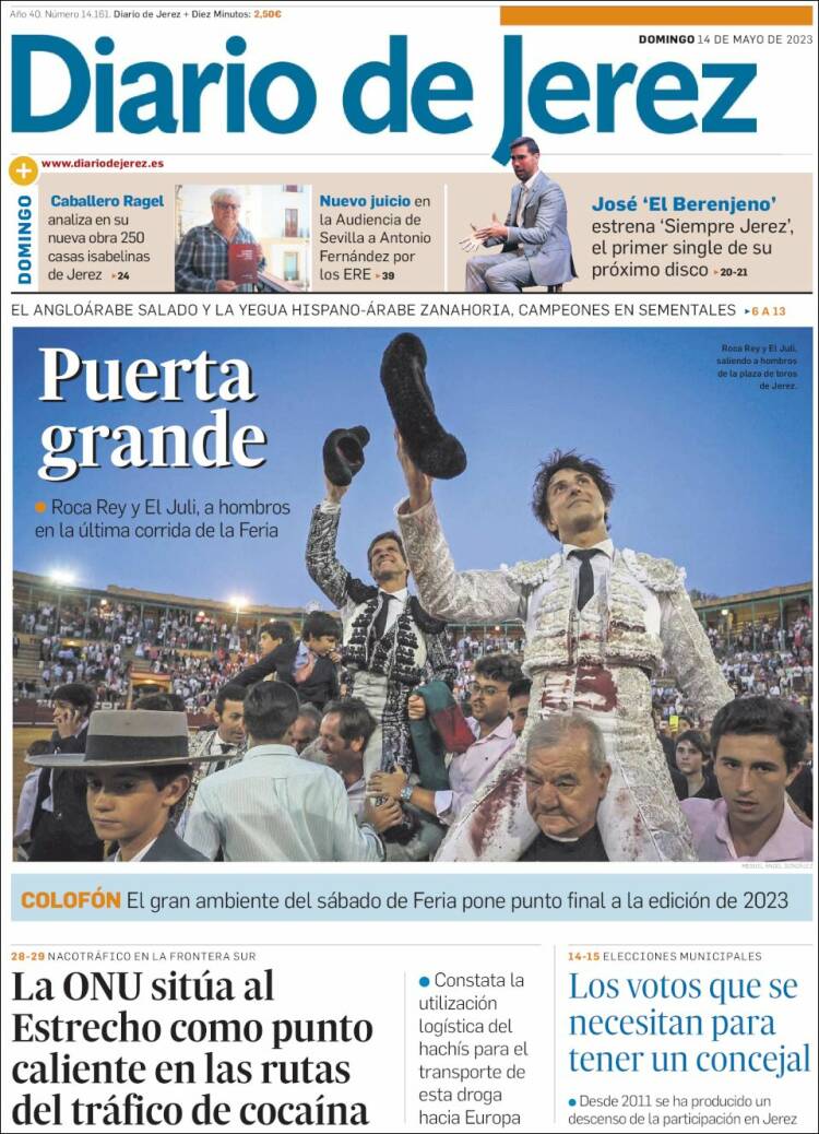 Portada de Diario de Jerez (España)