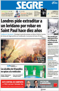Portada de Segre  (España)