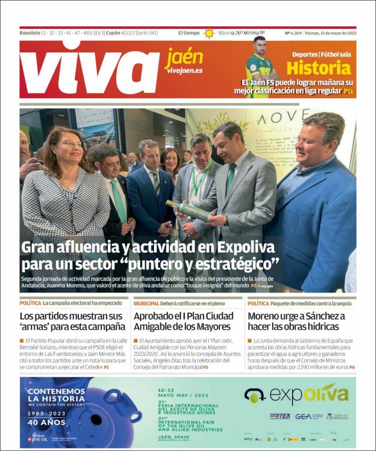 Portada de Viva Jaén (España)