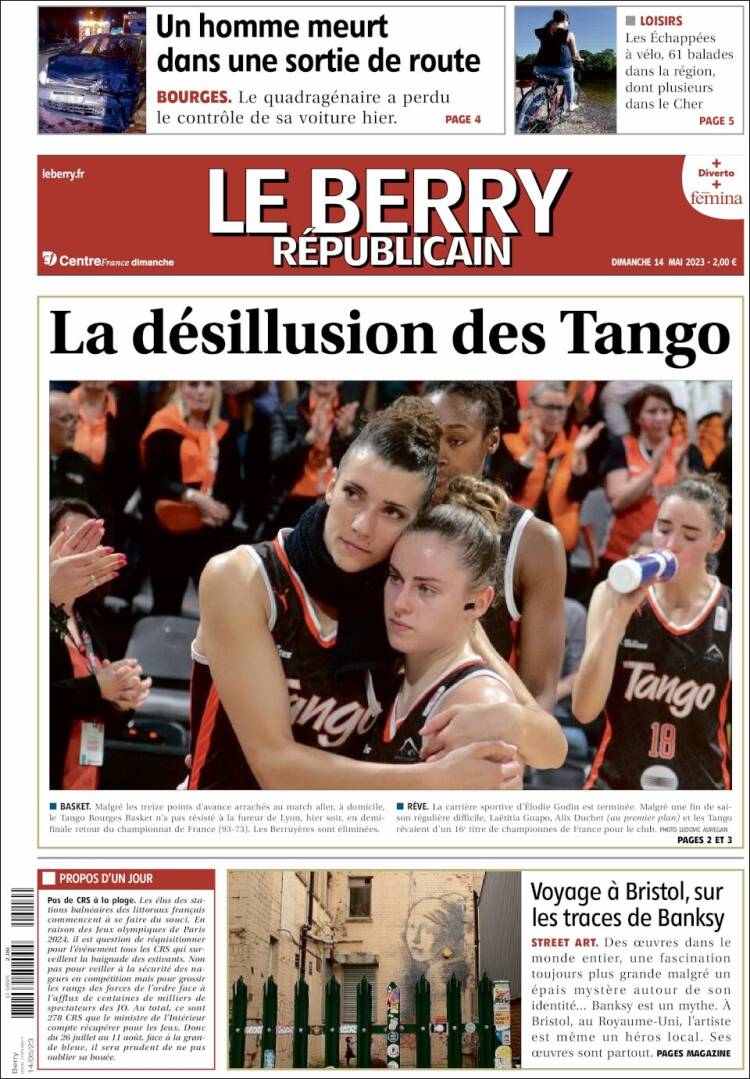 Portada de Berry Republicain (Francia)