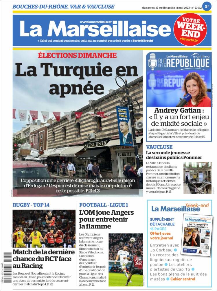 Portada de La Marseillaise (France)