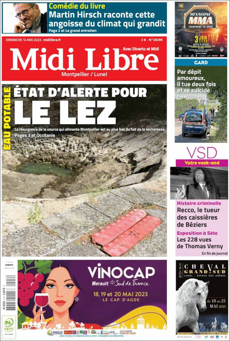Portada de Midi Libre (France)