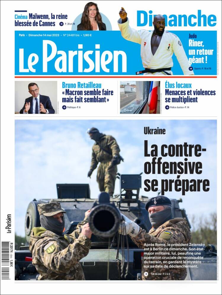 Portada de Le Parisien (Francia)