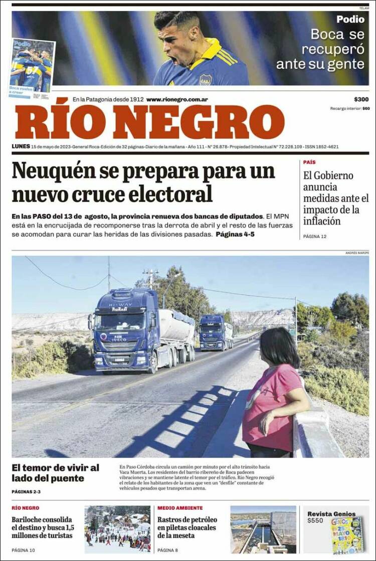 Portada de Rio Negro (Argentina)