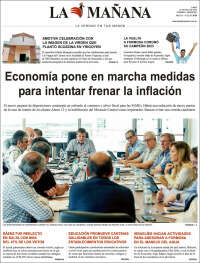 Portada de Diario La Mañana (Argentina)