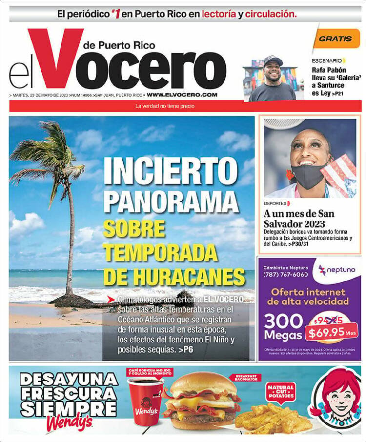 Portada de Vocero (Puerto Rico)