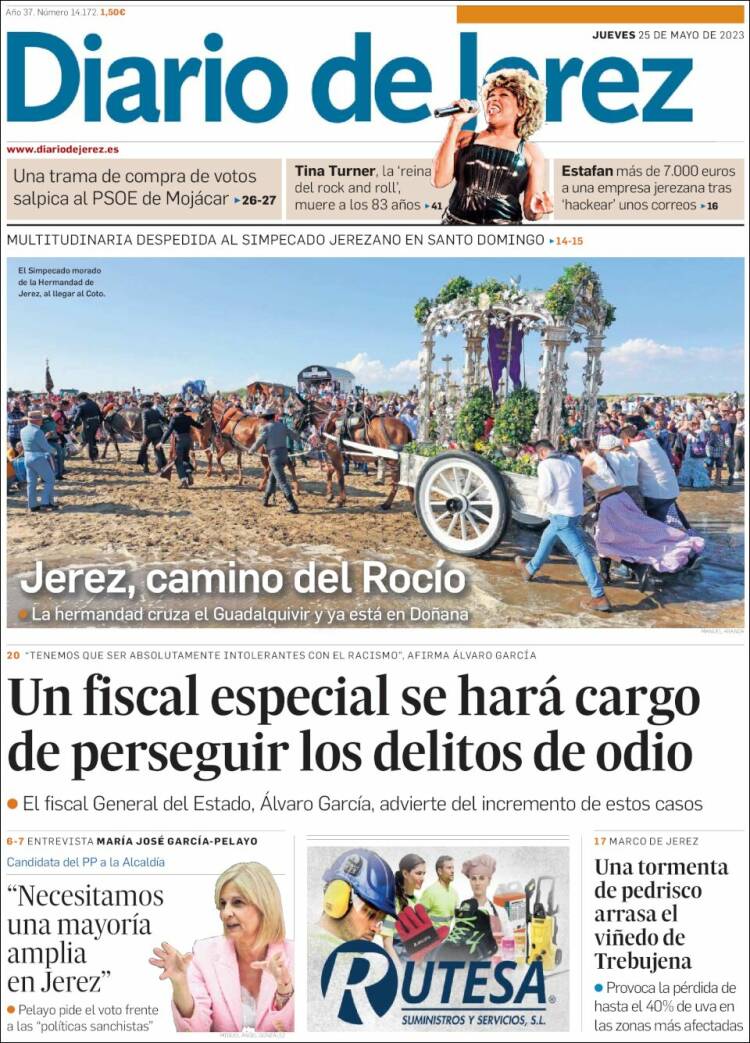 Portada de Diario de Jerez (España)