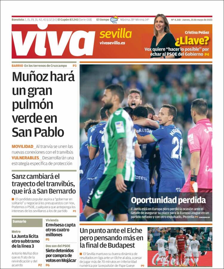 Portada de Viva Sevilla (España)