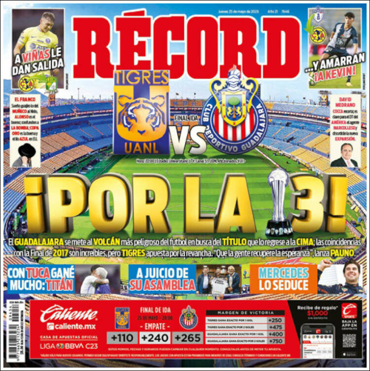 Portada de Record (México)