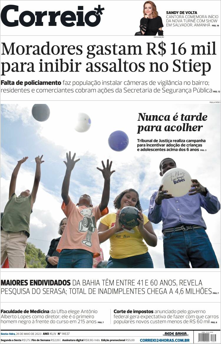Portada de Correio* (Brasil)